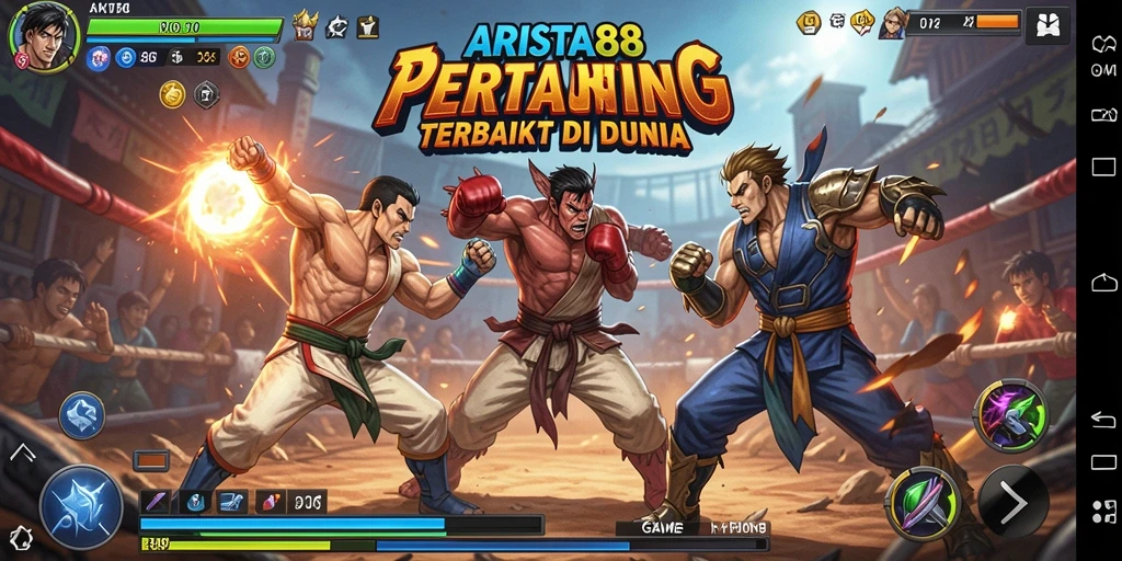 Screenshot ARISTA88 menampilkan aksi pertarungan yang mendebarkan dan grafis yang memukau.