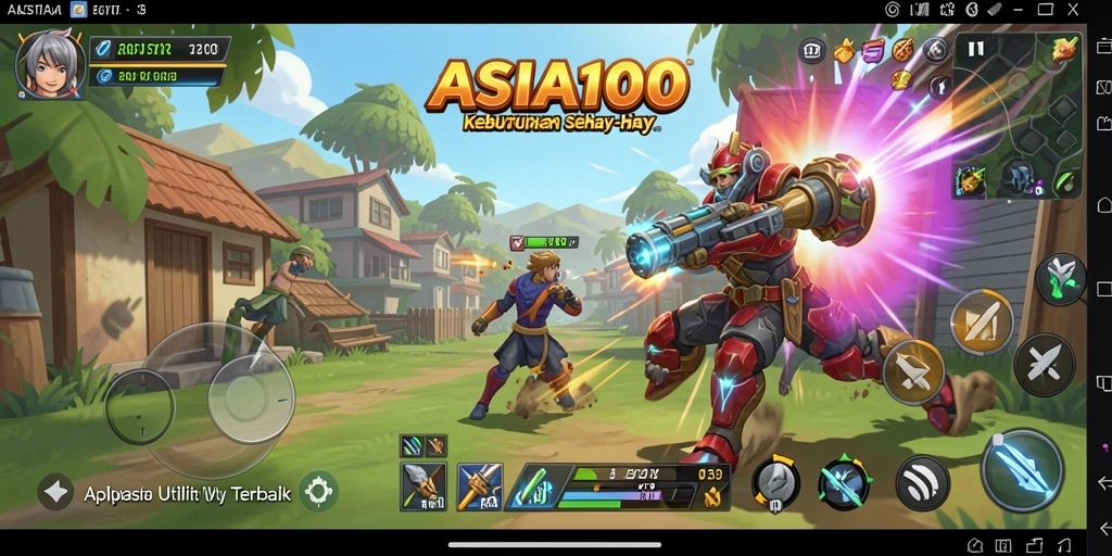 Tampilan antarmuka utama ASIA100 untuk pengelolaan utilitas.