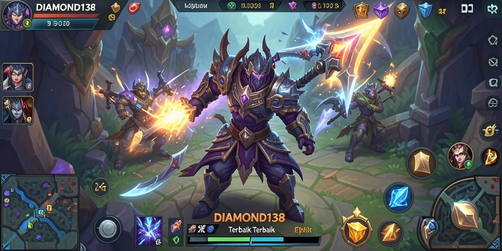 Tampilan gameplay seru di DIAMOND138 yang memukau dan penuh aksi.