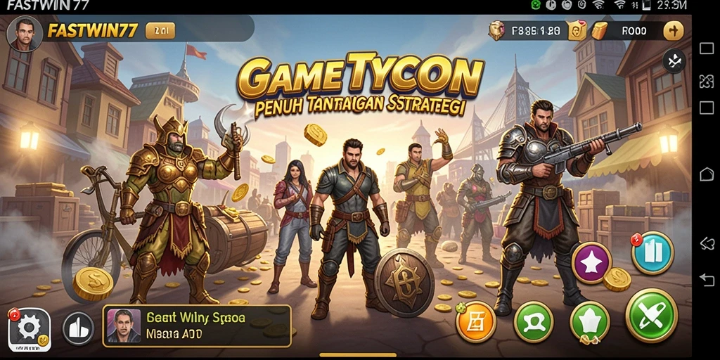 Tangkapan layar gameplay <strong>FASTWIN77</strong> yang menunjukkan aksi dan strategi Tycoon.