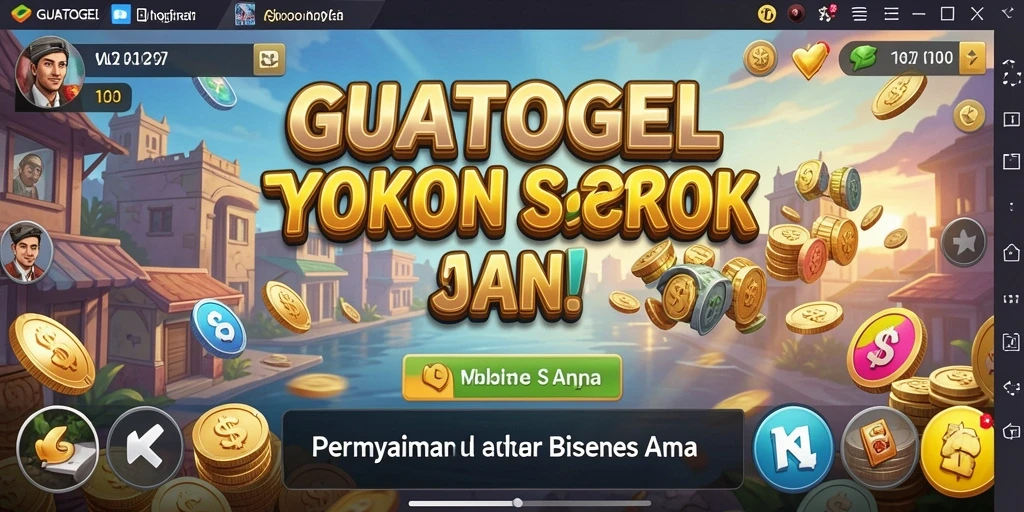 Tampilan gameplay GUATOGEL yang menarik dan interaktif.