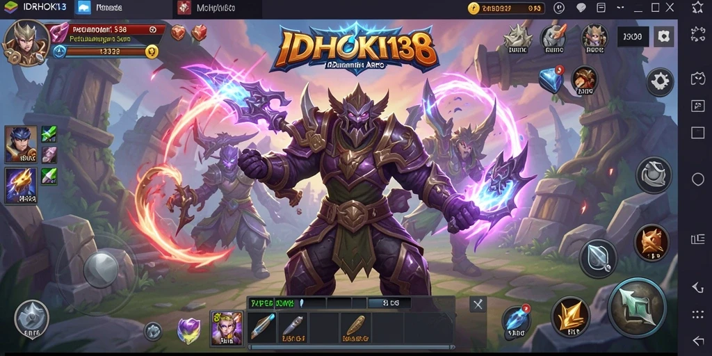 Tampilan gameplay menonjolkan aksi seru dalam dunia ARPG.