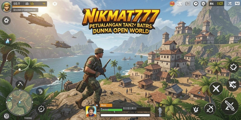 Screenshot NIKMAT777 menampilkan eksplorasi dunia yang luas dan dinamis.