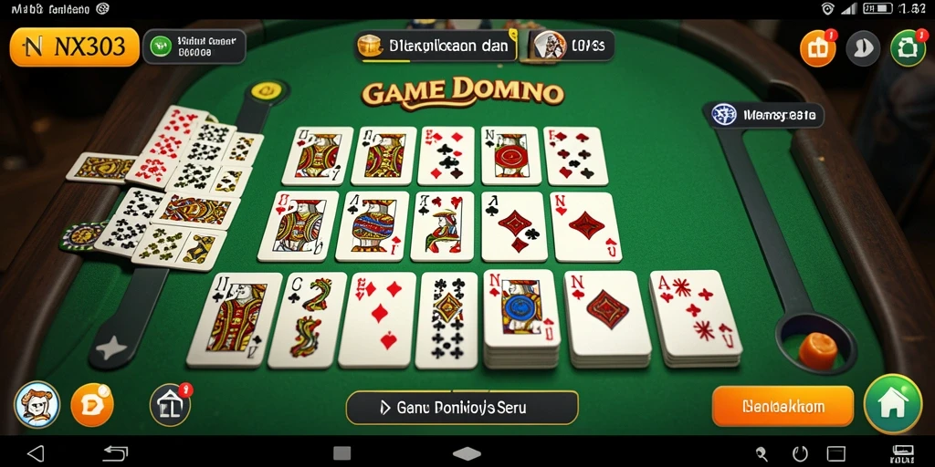 Tampilan gameplay yang seru dari NX303 dengan suasana kompetisi.