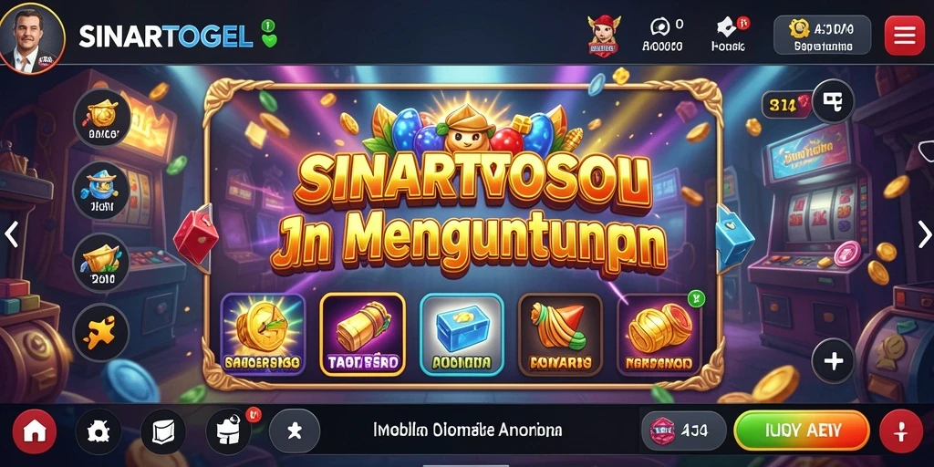 Tampilan gameplay Slot SINARTOGEL yang menarik dan inovatif.