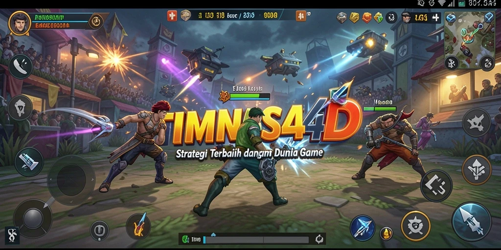 Tampilan gameplay TIMNAS4D yang menegangkan dan strategis.