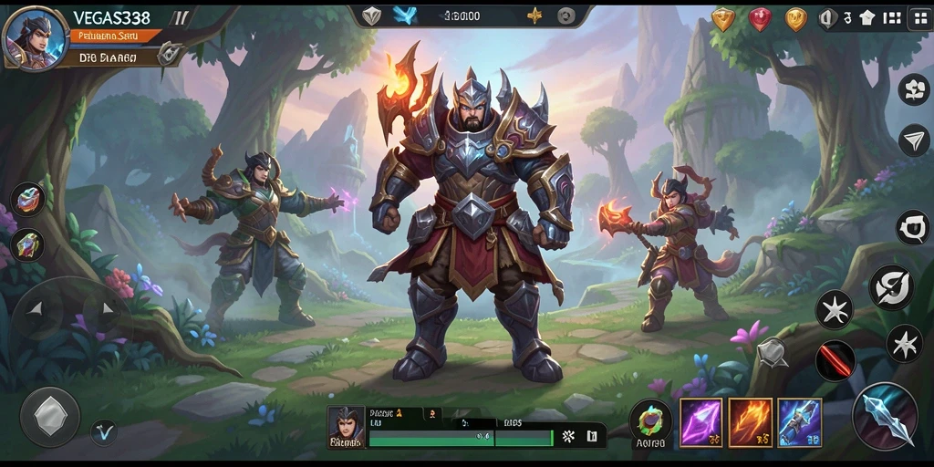 Tampilan gameplay VEGAS338 yang menonjolkan aksi seru dan grafik menakjubkan.