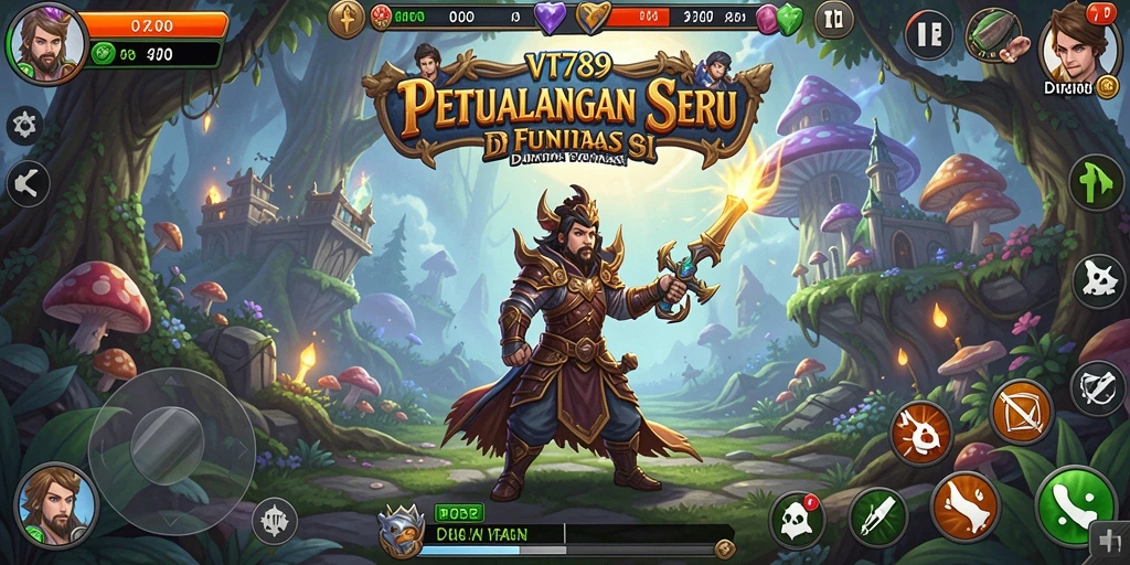 Screenshot gameplay VT789 menunjukkan petualangan yang mendebarkan.