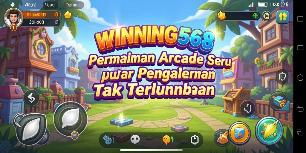 Screenshot dari gameplay seru WINNING568 saat menghancurkan rintangan.
